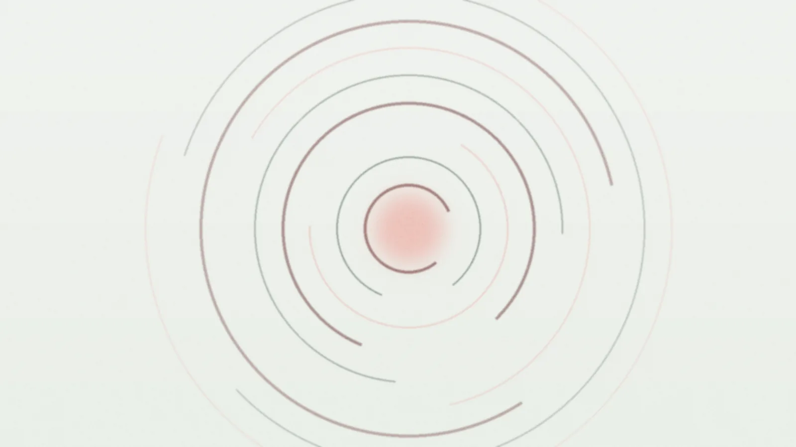 一圈圈循環的弧線，象徵定期扣款與持續流動的金流